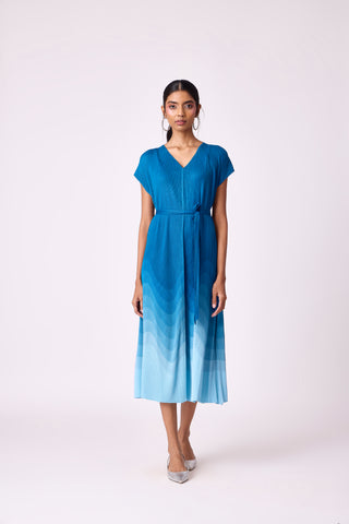 River Ombre Dress - Blue