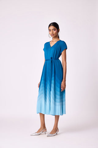 River Ombre Dress - Blue