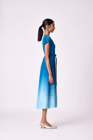 River Ombre Dress - Blue