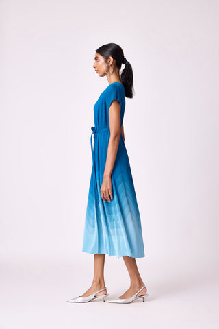 River Ombre Dress - Blue
