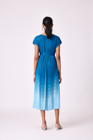 River Ombre Dress - Blue