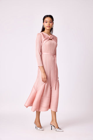 Rose Dress - Salmon