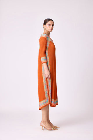 Kimberly Dress - Orange