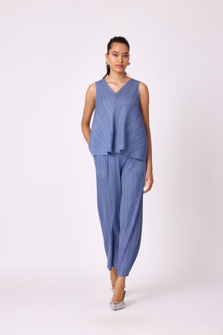 Nia Denim Print Set - Blue