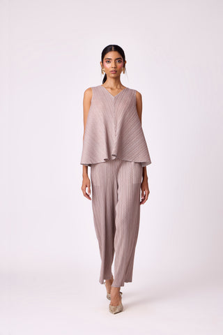 Nia Denim Print Set - Brown