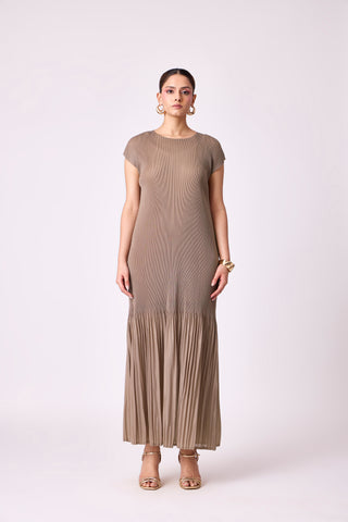 Livia Dress - Taupe