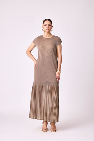 Livia Dress - Taupe