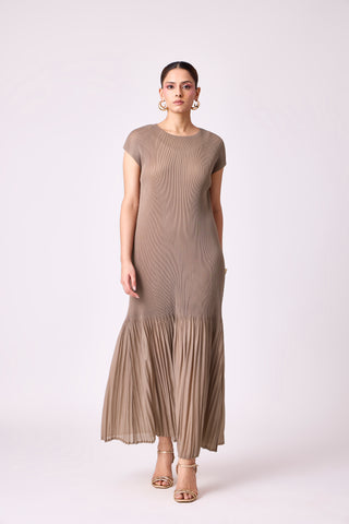 Livia Dress - Taupe