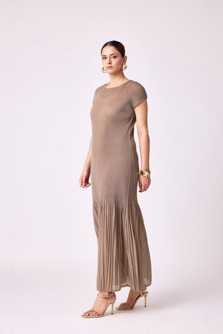 Livia Dress - Taupe