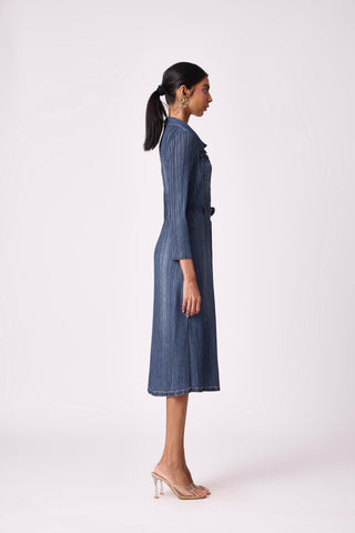 Levy Dress - Denim Blue