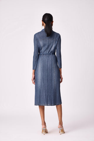Levy Dress - Denim Blue