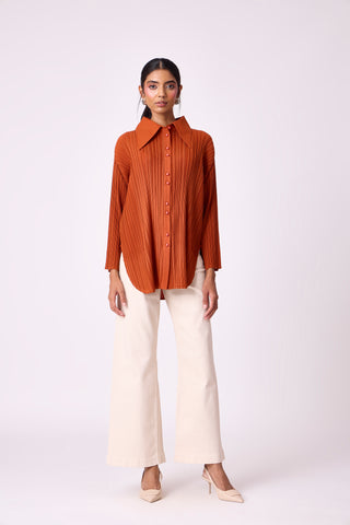 Demi Shirt - Rust Orange