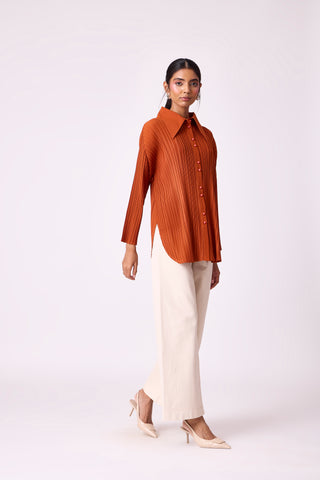 Demi Shirt - Rust Orange