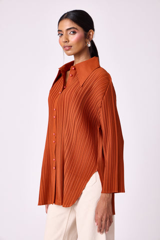 Demi Shirt - Rust Orange