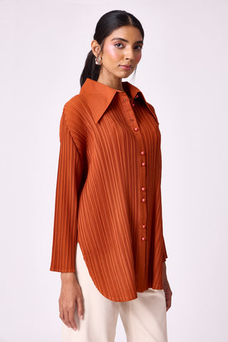 Demi Shirt - Rust Orange