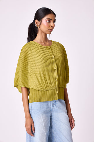 Zoe Shirt - Peridot Green