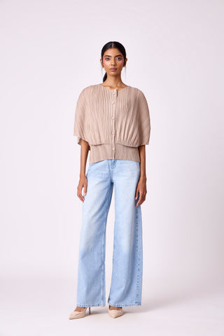 Zoe Shirt - Light Taupe