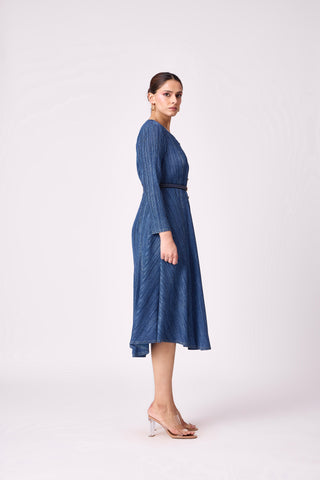 Arizona Denim Wash Dress - Deep Blue
