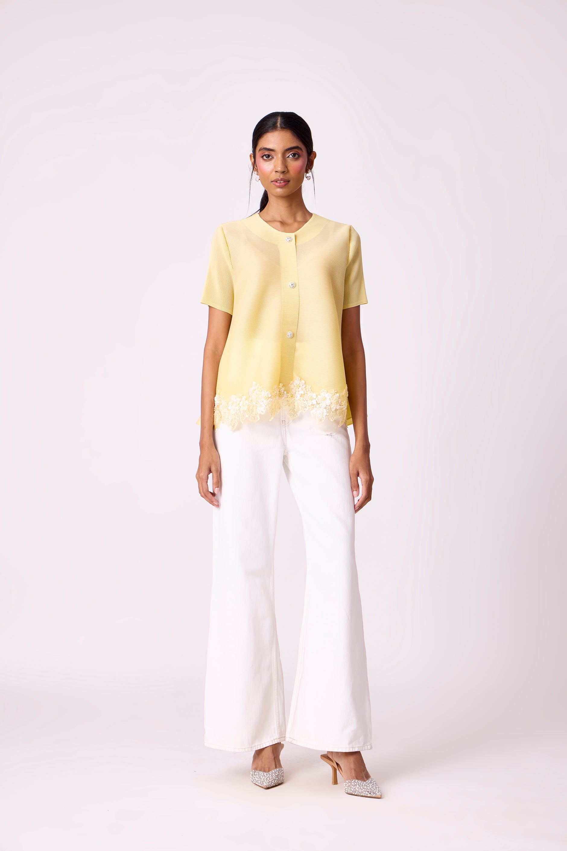 Buy Women's Pleated Tops Online at Best Prices - Scarlet Sage