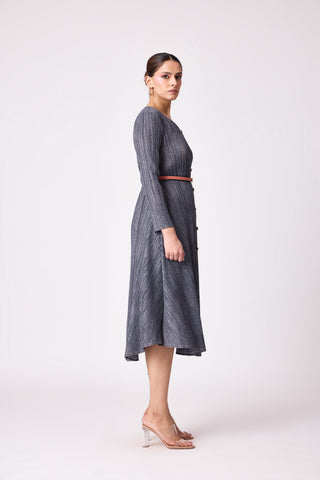 Arizona Denim Wash Dress - Dark Grey