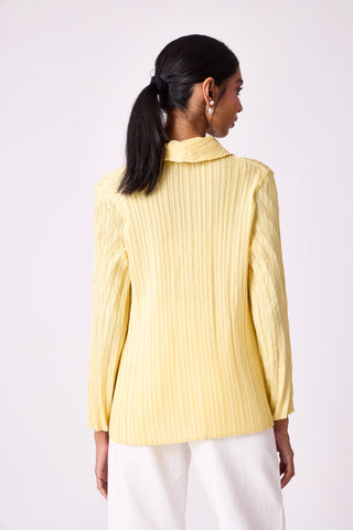 Augusta Top - Lemon yellow