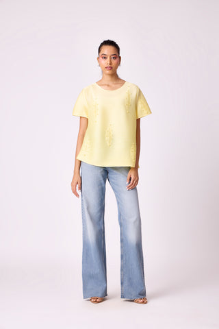 Ayla Top - Lemon Yellow