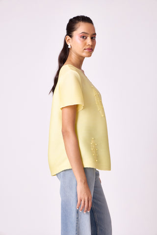 Ayla Top - Lemon Yellow