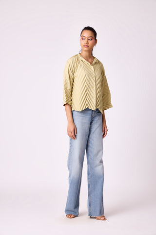 Amandine Shirt - Tea green