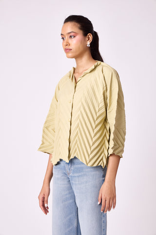 Amandine Shirt - Tea green