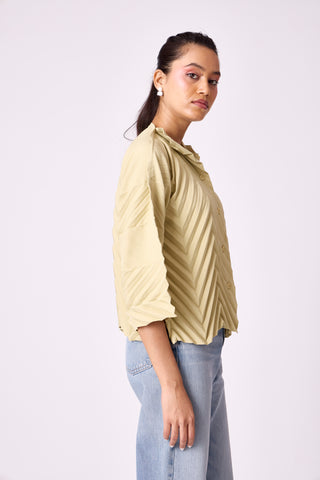 Amandine Shirt - Tea green