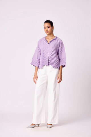 Amandine Shirt - Sweet Lavender