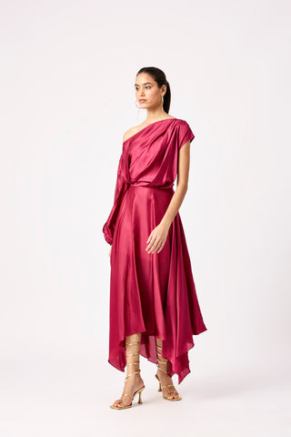 Rosalie Dress - Wine