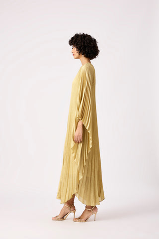 Sarah Metallic Kaftan - Gold