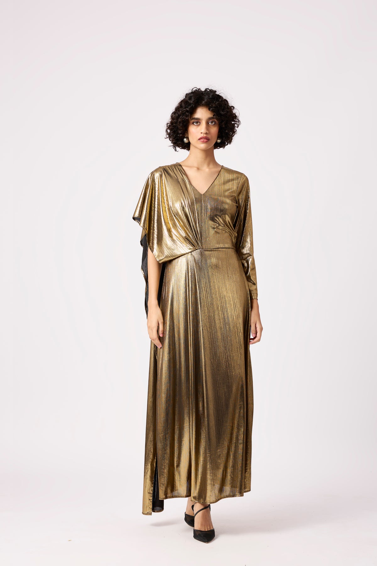 Analise Drape Maxi  - Dark Gold