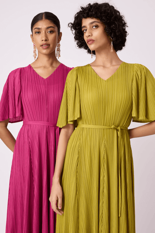 Ingrid Dress - Peridot Green