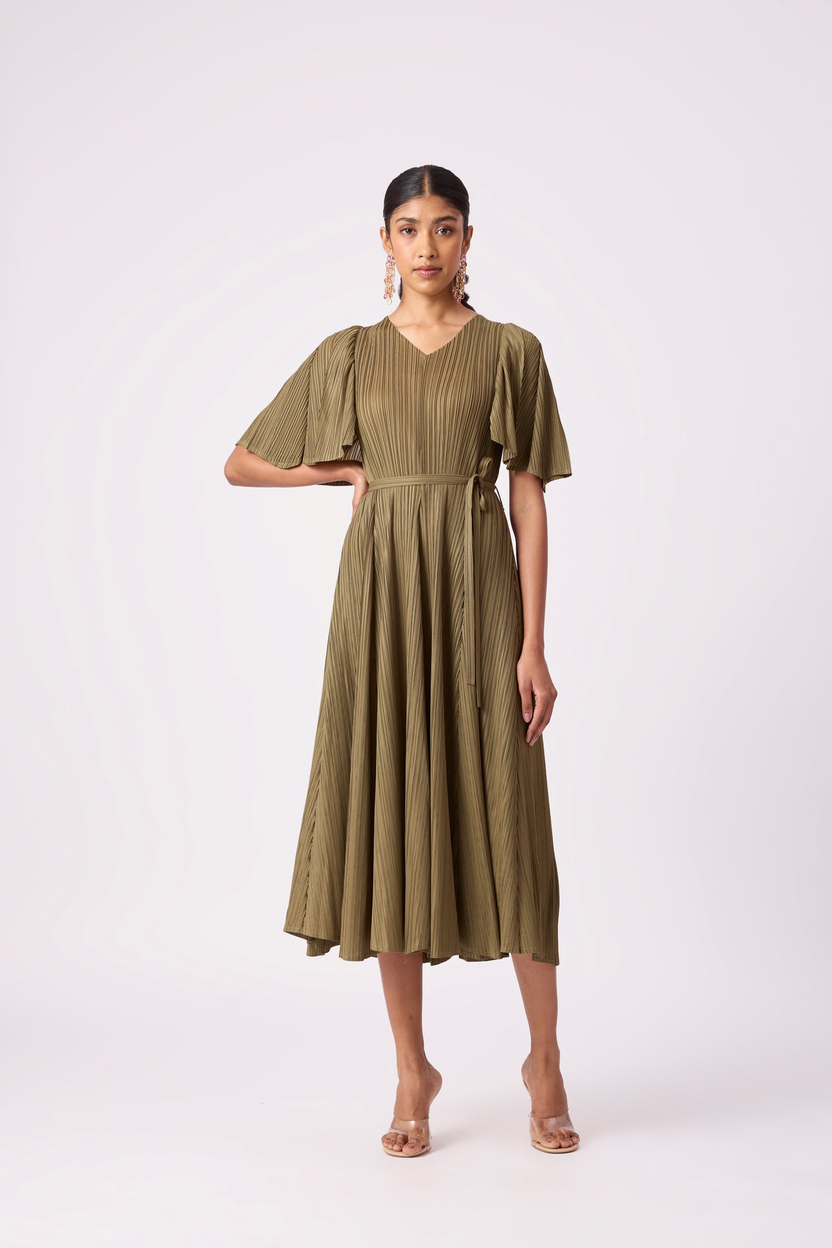 Ingrid Dress - Olive