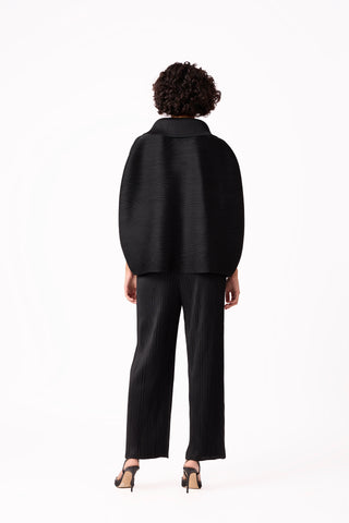 Sloane Pearled Batwing Set - Black