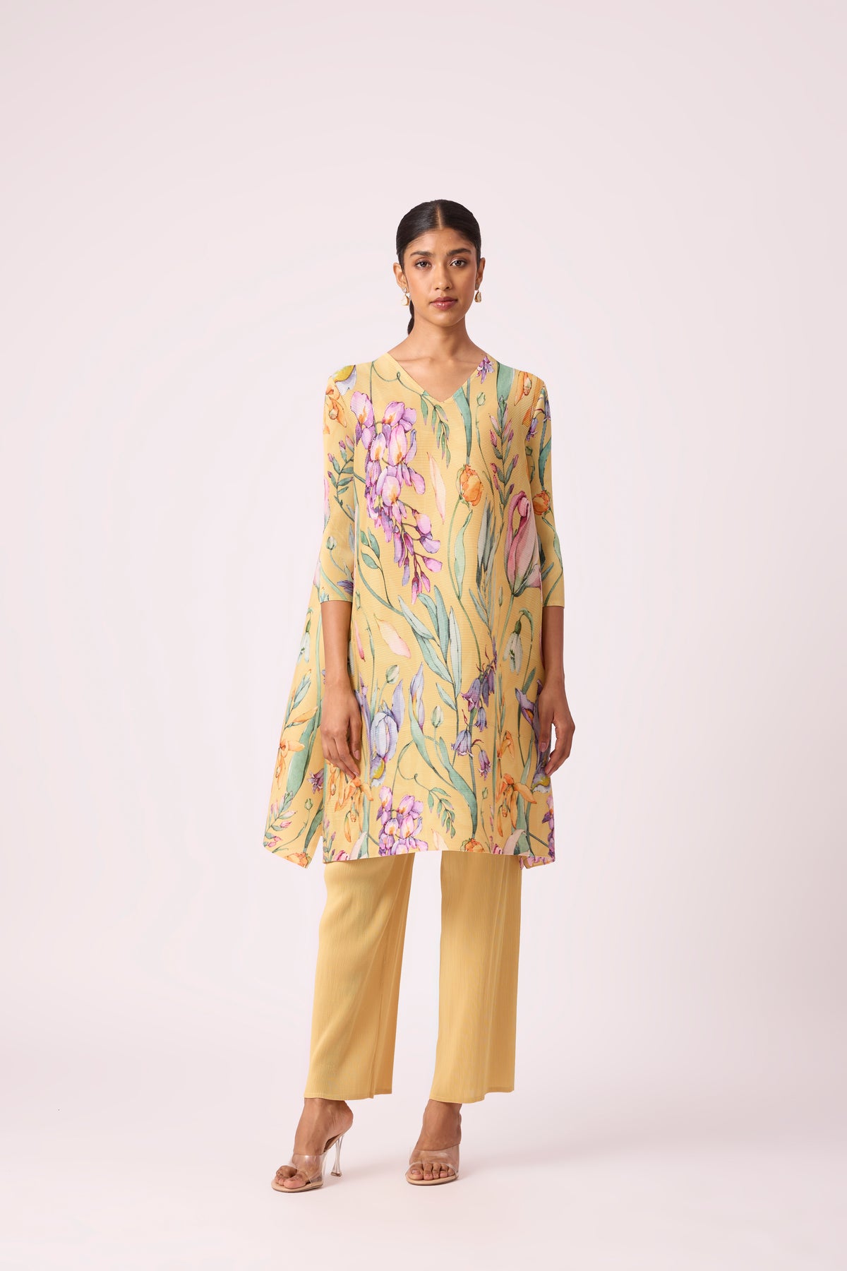 Lavanya Kurta Set - Yellow