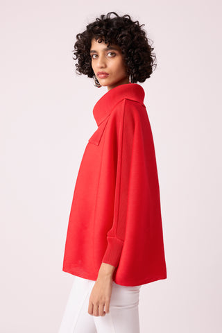 Sloane Batwing Top - Red
