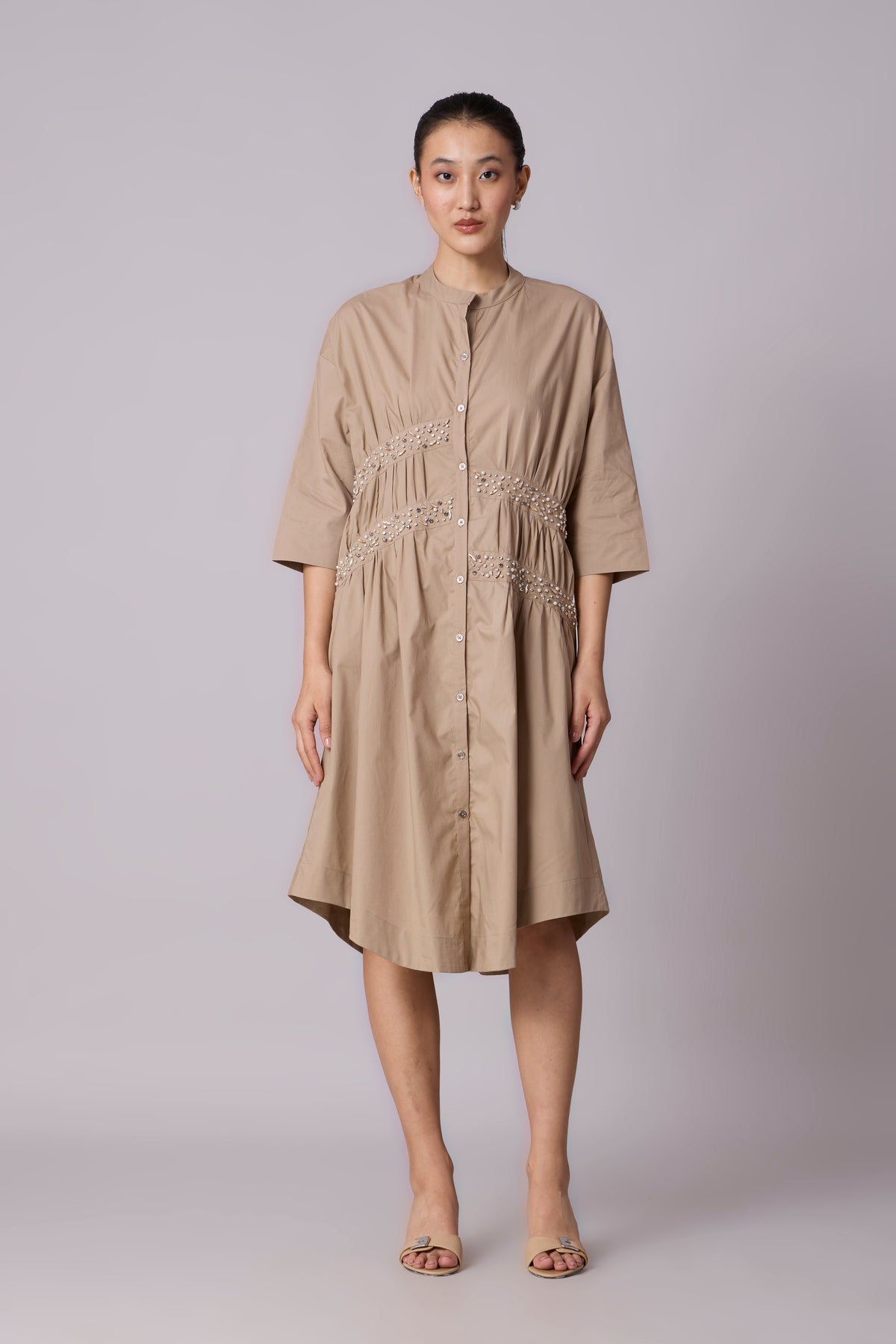 Tatum Dress - Khaki