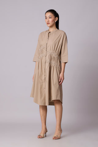 Tatum Dress - Khaki