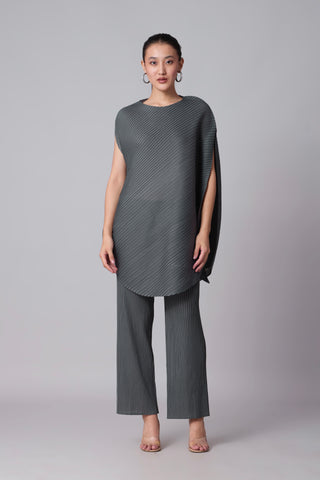 Lanna Tunic Set - Steel Grey