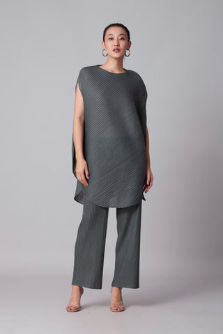 Lanna Tunic Set - Steel Grey