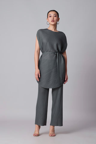 Lanna Tunic Set - Steel Grey