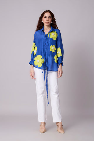 Jolie Shirt - Azure Blue