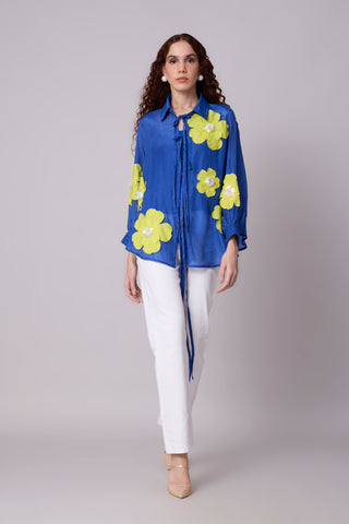 Jolie Shirt - Azure Blue