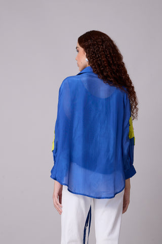 Jolie Shirt - Azure Blue