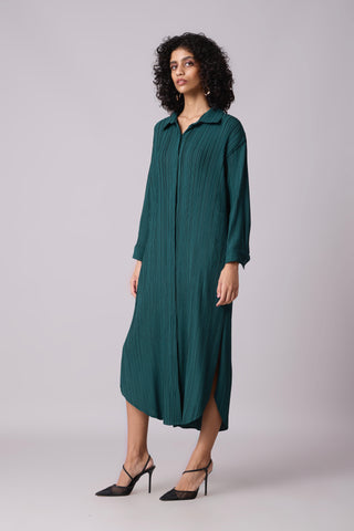 Catherine Shirt Dress - Teal