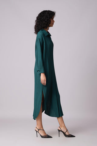 Catherine Shirt Dress - Teal