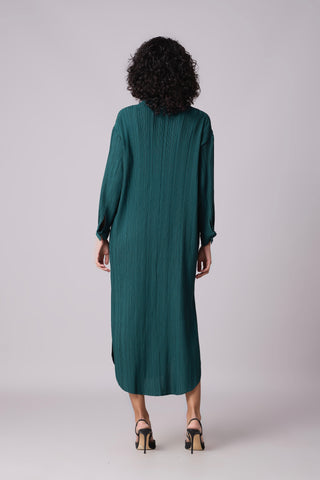 Catherine Shirt Dress - Teal